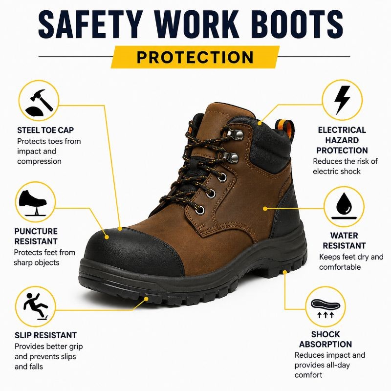 Safety Work Boots Safety Work Boots